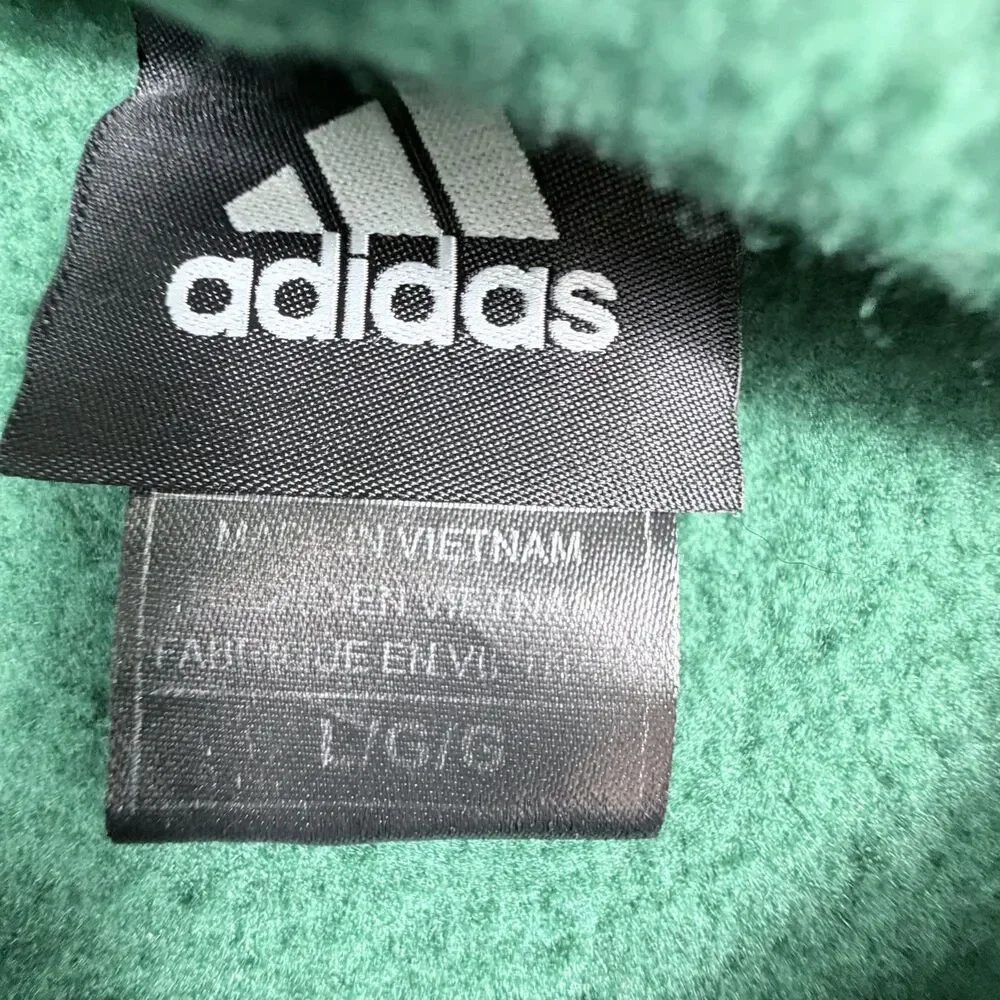 Adidas Large Green Notre Dame ND Sweatshirt Fighting Irish Football Basketball